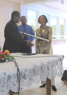Handover of LED Light-Bulbs to Government of Saint Lucia(May 29, 2013)